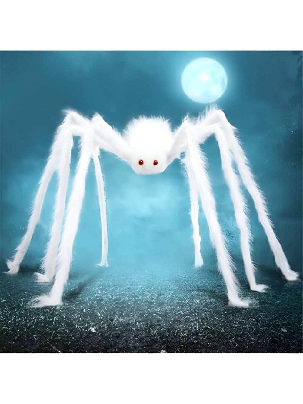 Halloween Outdoor Decorations Giant Spider, Scary Large Spider Props for